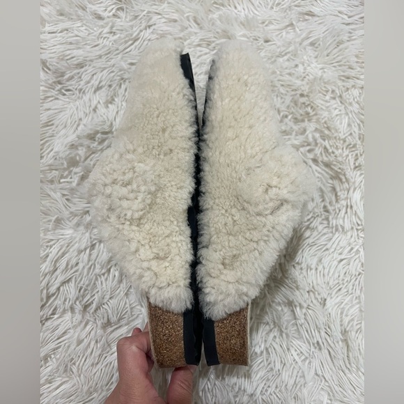 Birkenstock Boston Big Buckle Teddy Shearling Clogs - Size 40 US 9 - Picture 5 of 10